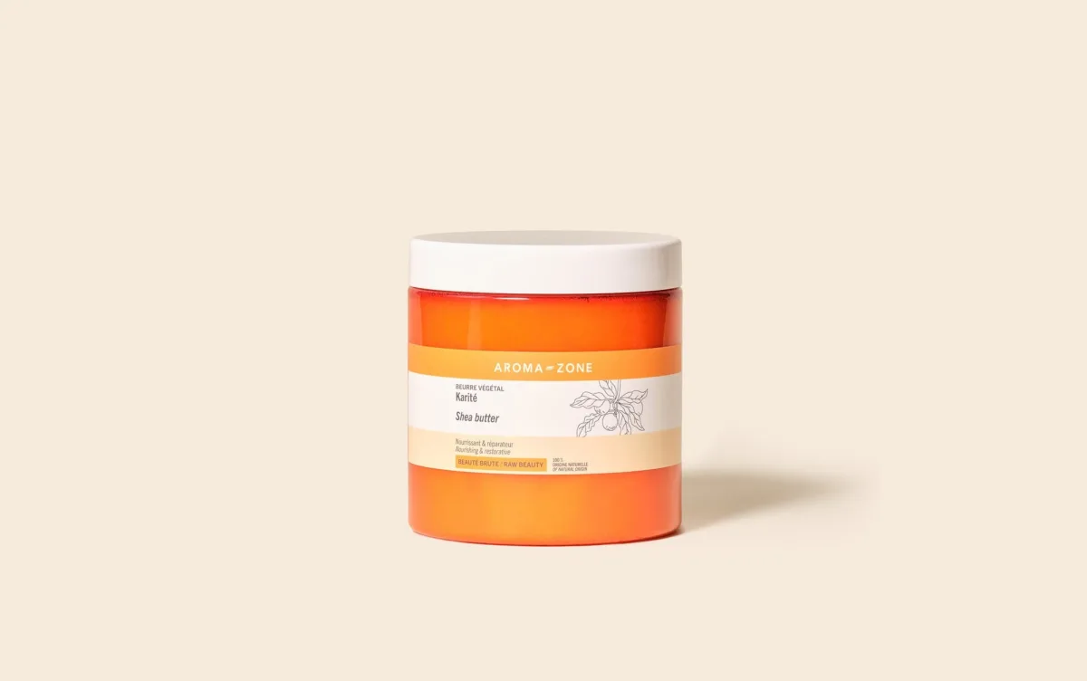 Beurre de karité Aroma-Zone, visuel officiel de la marque