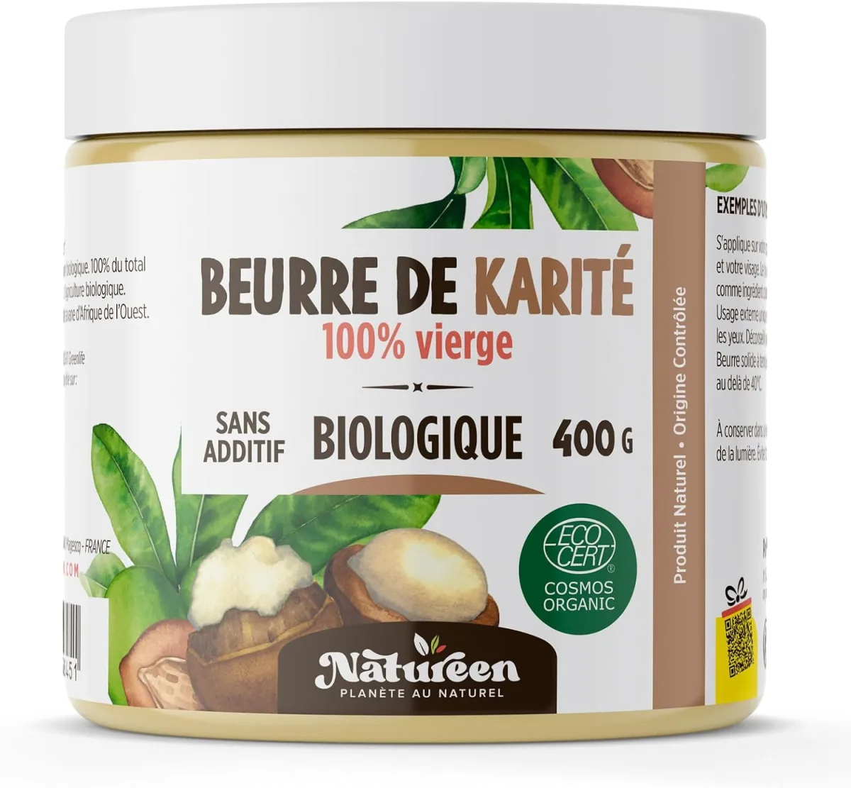 Beurre de karité Planète au Naturel, visuel officiel de la marque